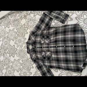 Lucky Brand Long Sleeve Pearl Snap Shirt